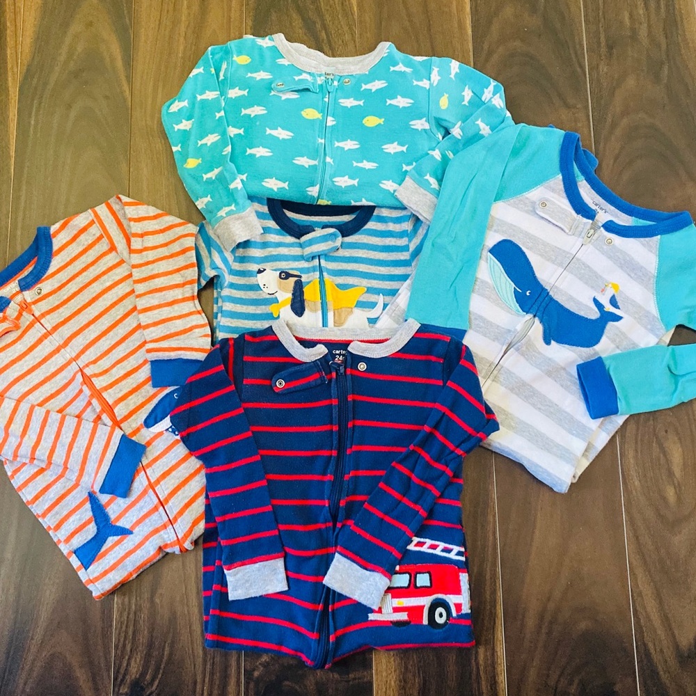 Carter’s Toddler Boy’s Footless Jammies Size: 2T